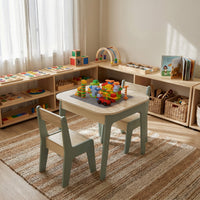 4-in-1 Montessori Activity Table with Chairs