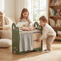 Montessori Doll Bed with Storage and Closet