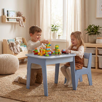 4-in-1 Montessori Activity Table with Chairs