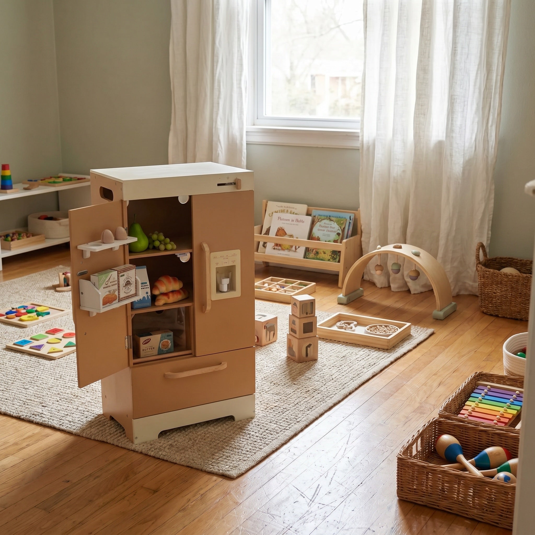 Multifunctional Imitation Wooden Montessori Furniture for Children