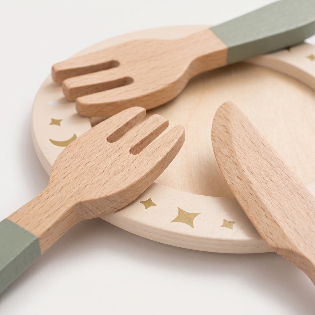 Montessori Wooden Tableware Set