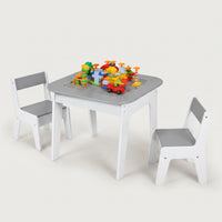 4-in-1 Montessori Activity Table with Chairs