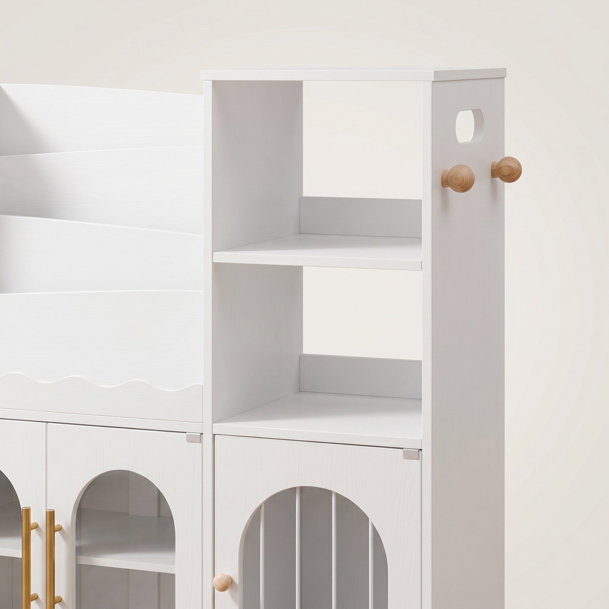 Wooden Montessori Bookcase