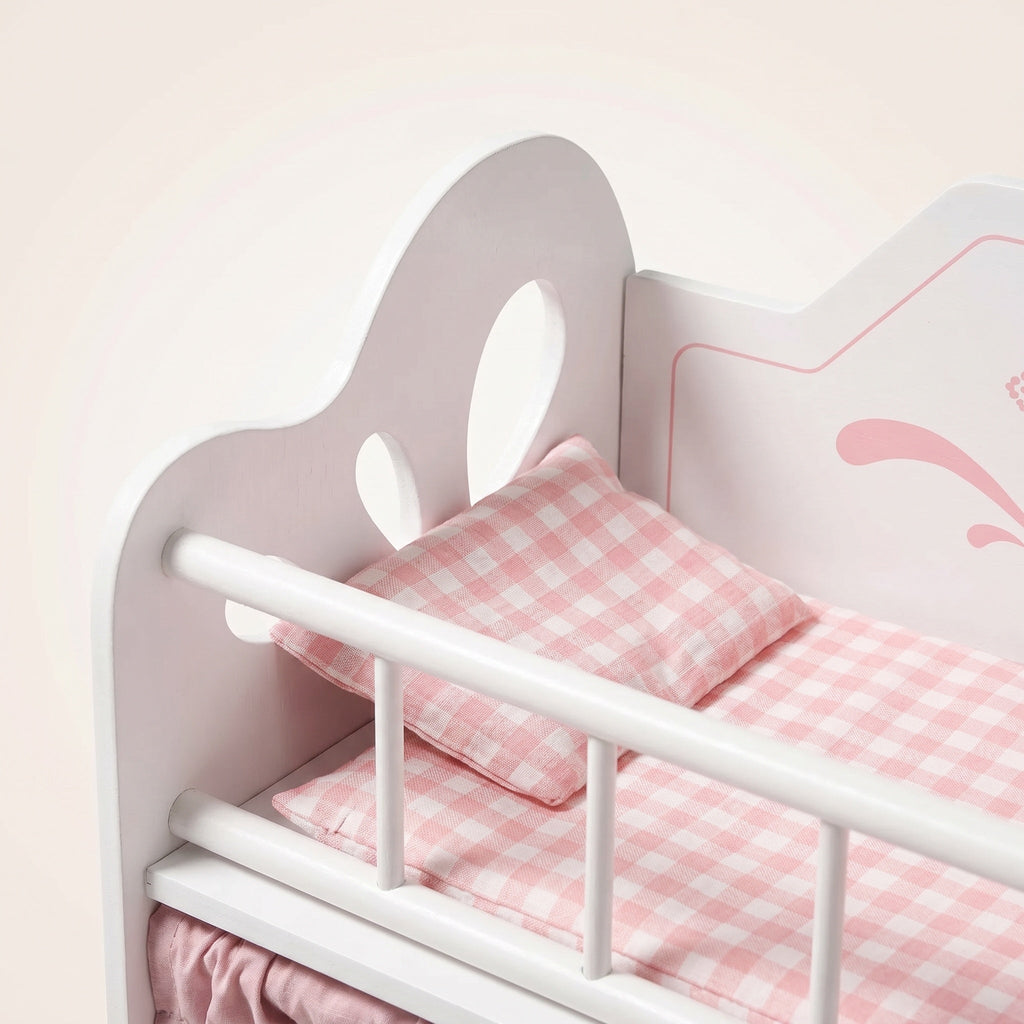 Montessori Doll Bed with Storage and Closet