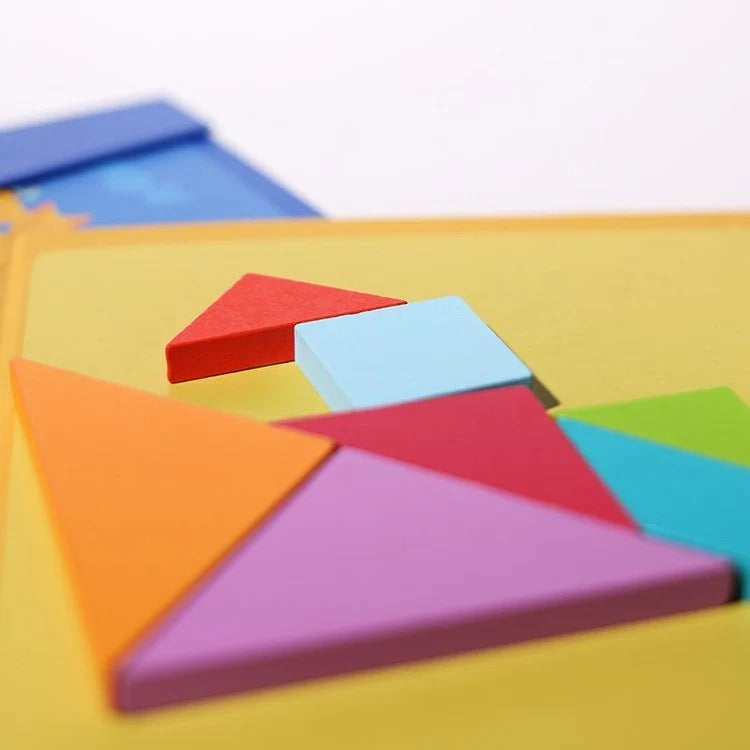Montessori Magnetic Tangram Book