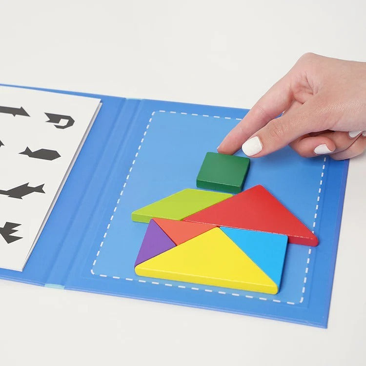 Montessori Magnetic Tangram Book