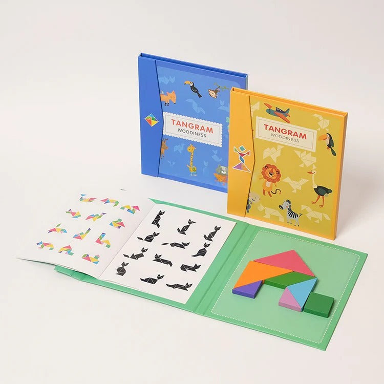 Montessori Magnetic Tangram Book