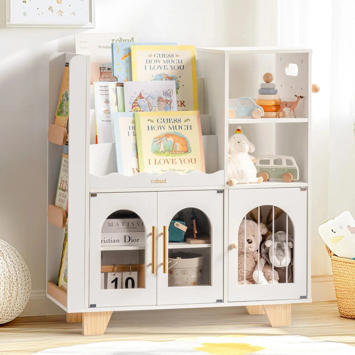 Wooden Montessori Bookcase