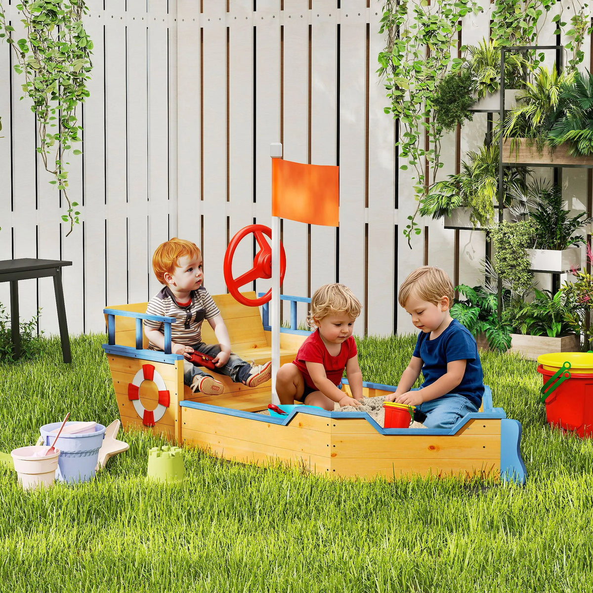 Montessori Sandbox Boat