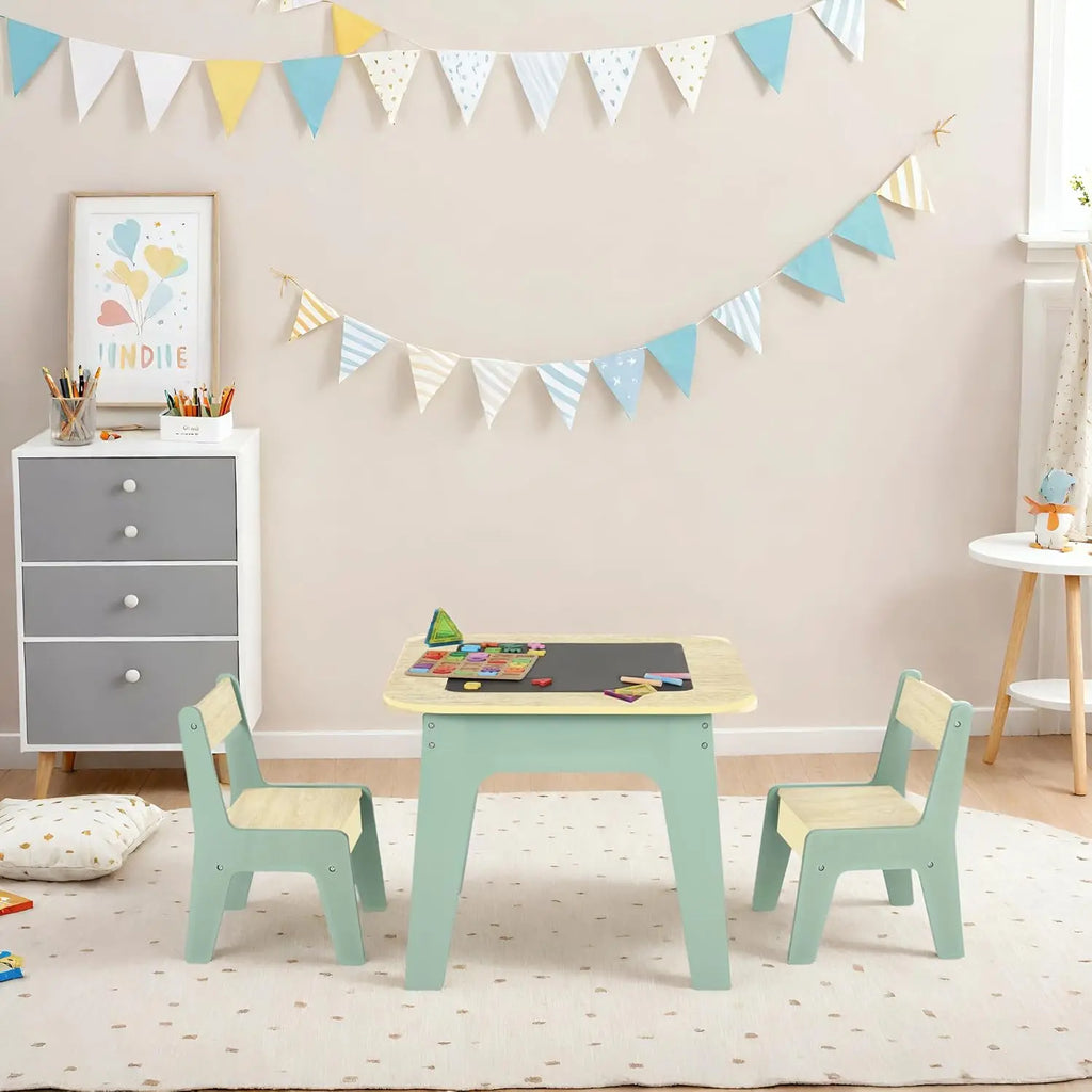 4-in-1 Montessori Activity Table with Chairs