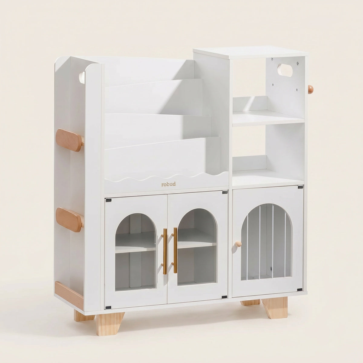 Wooden Montessori Bookcase