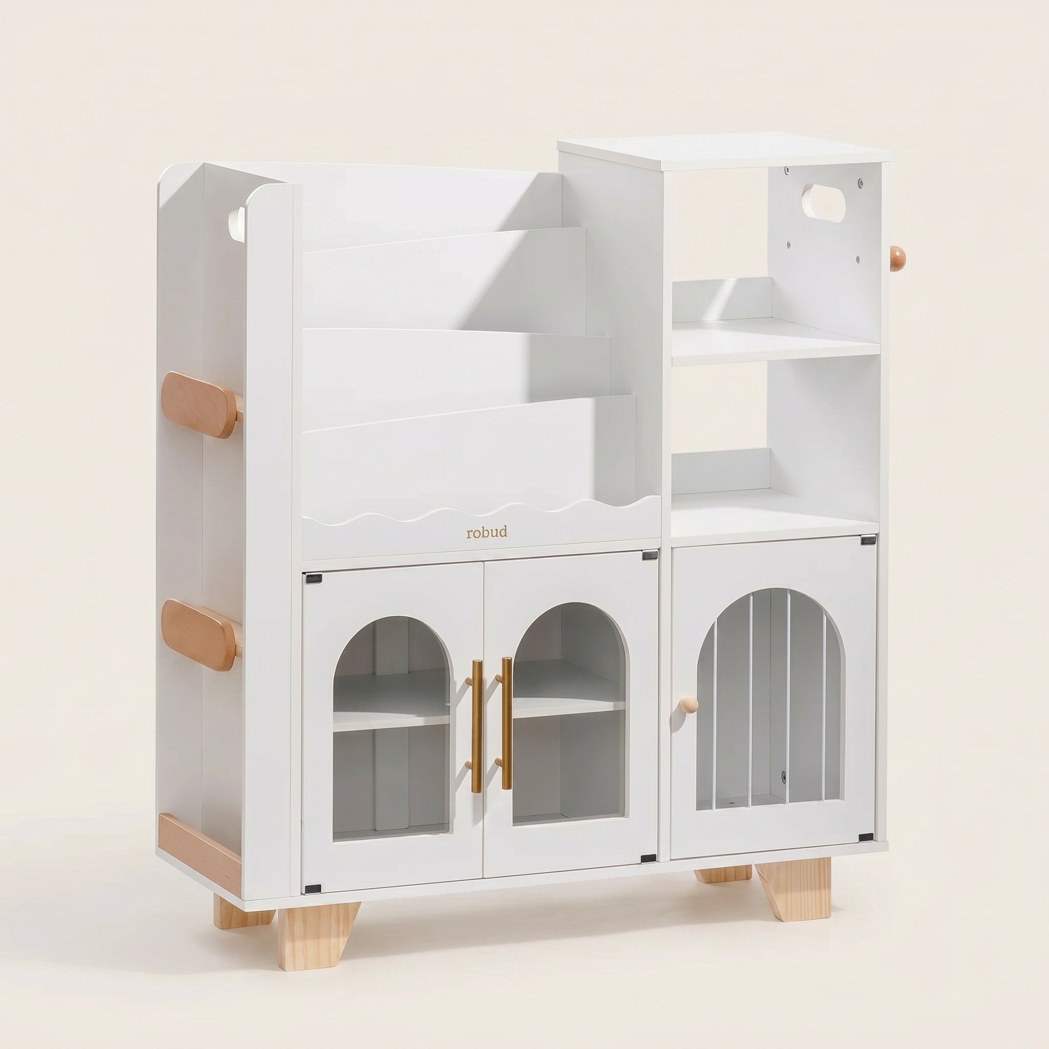 Wooden Montessori Bookcase