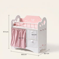 Montessori Doll Bed with Storage and Closet