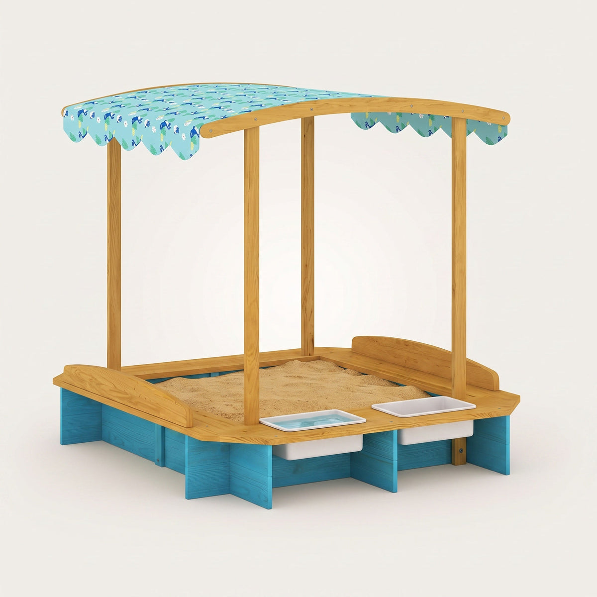 Montessori Sandbox with a Roof