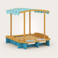 Montessori Sandbox with a Roof