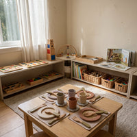 Montessori Wooden Tableware Set