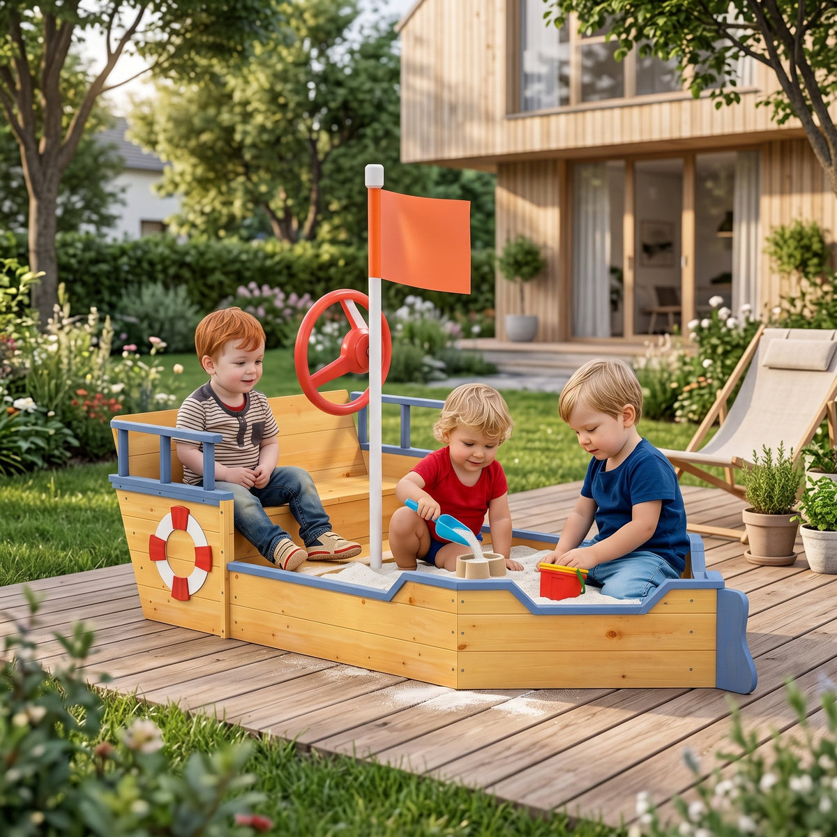 Montessori Sandbox Boat