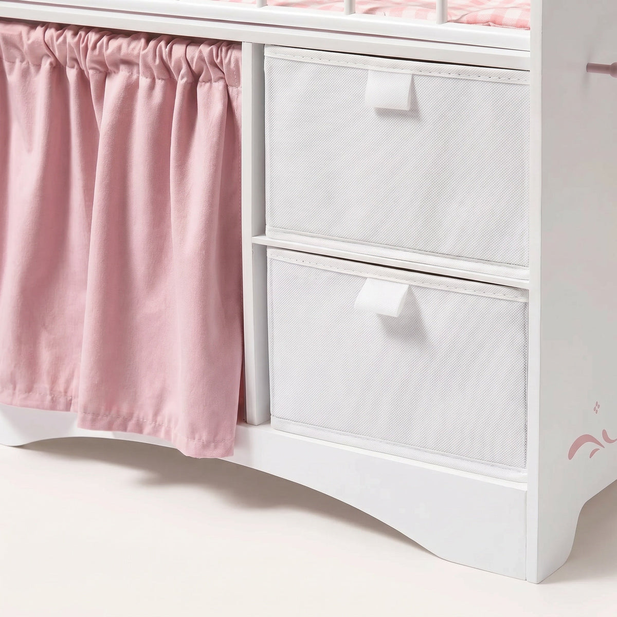 Montessori Doll Bed with Storage and Closet