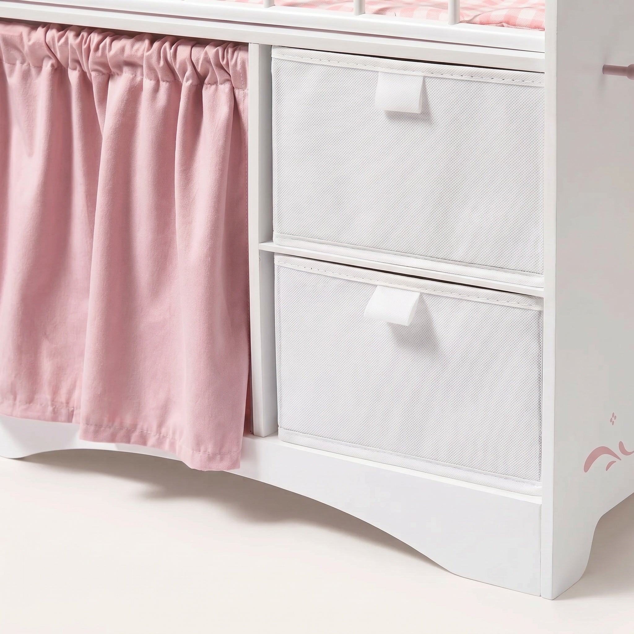 Montessori Doll Bed with Storage and Closet