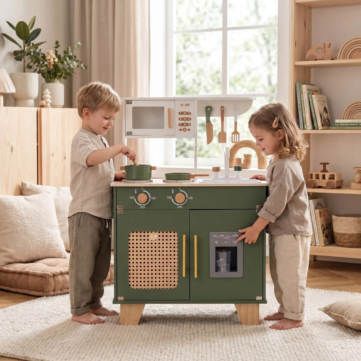 Imitation Wooden Montessori Furniture for the Kitchen and Home