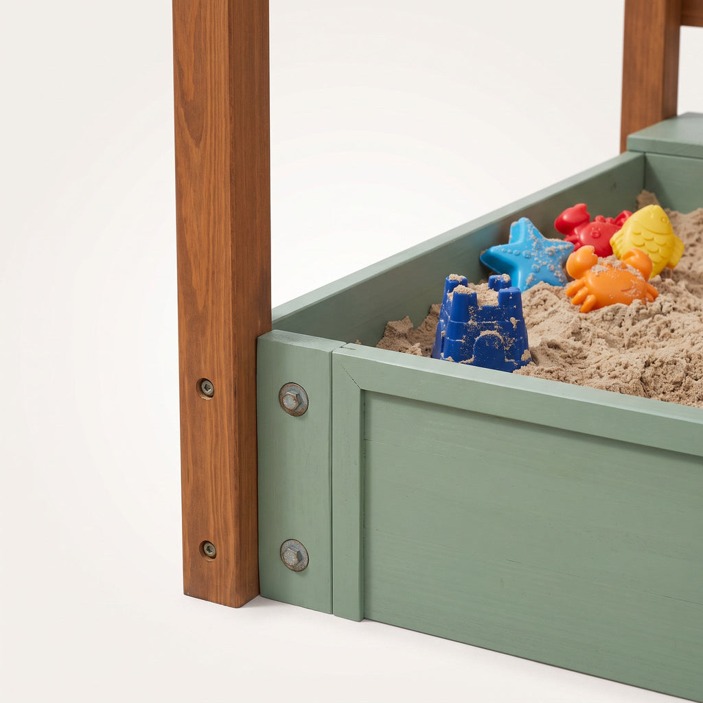 Montessori Sandbox with Water Play Set