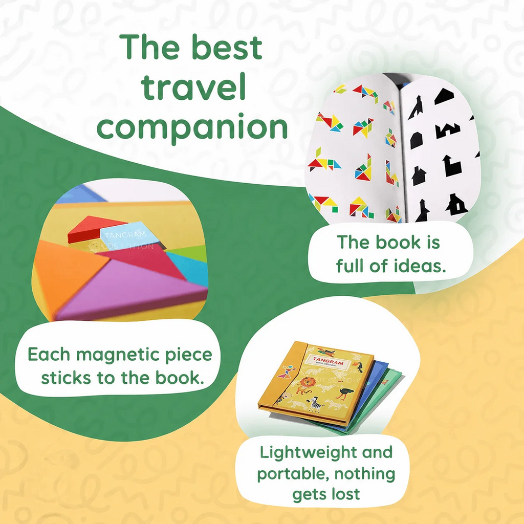 Montessori Magnetic Tangram Book
