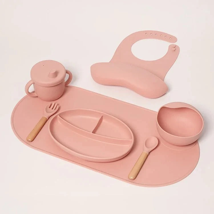 Montessori Silicone Tableware Set for Baby