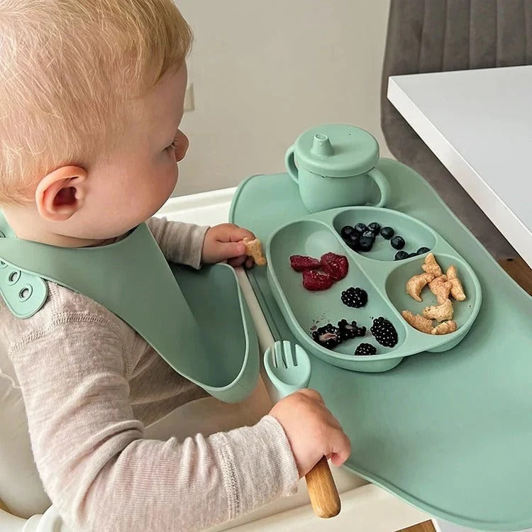 Montessori Silicone Tableware Set for Baby