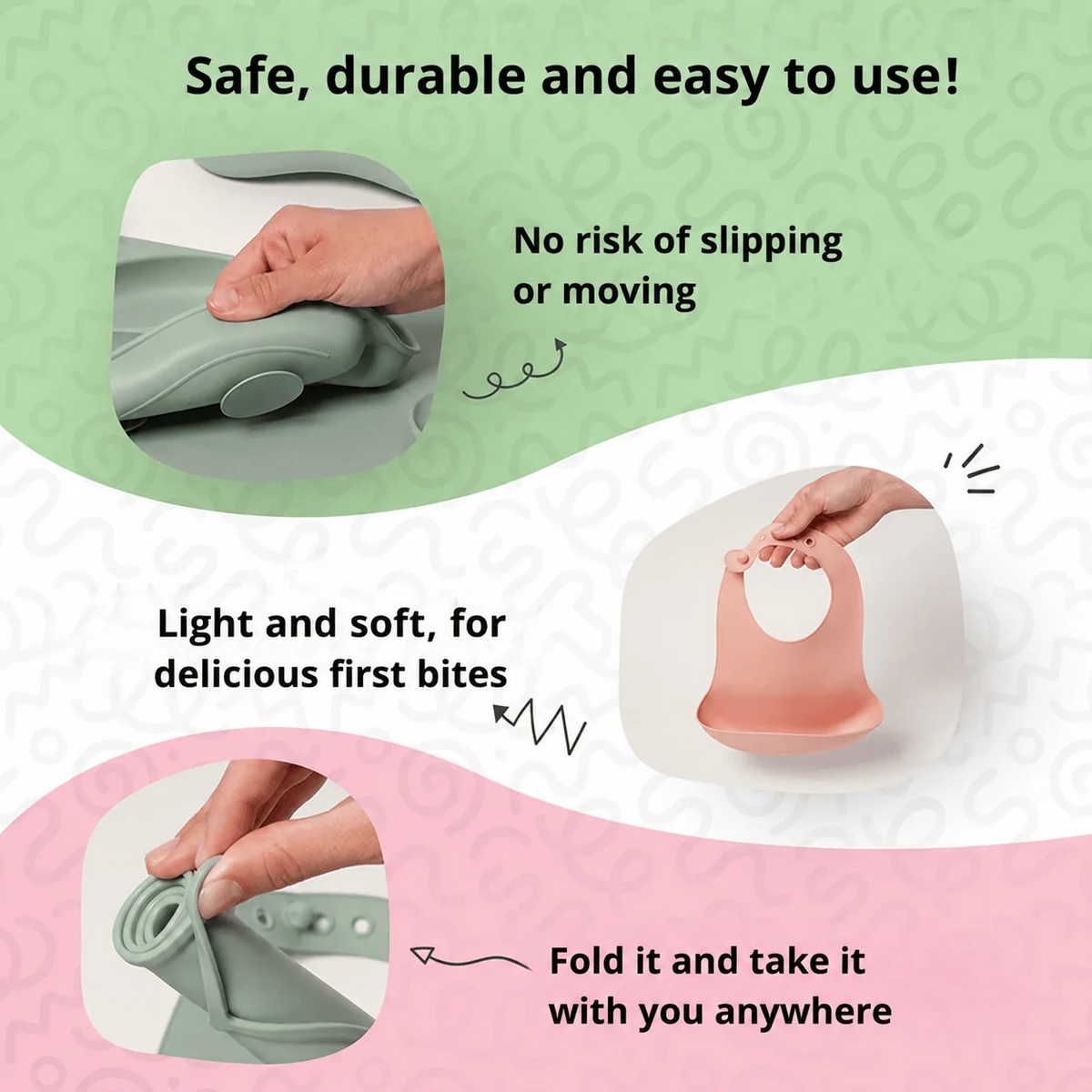 Montessori Silicone Tableware Set for Baby