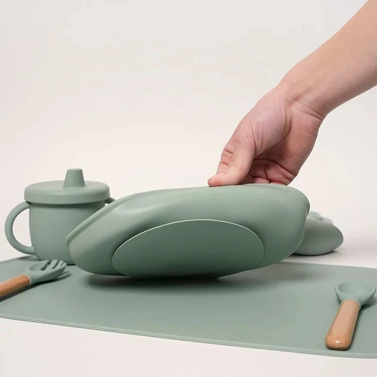 Montessori Silicone Tableware Set for Baby