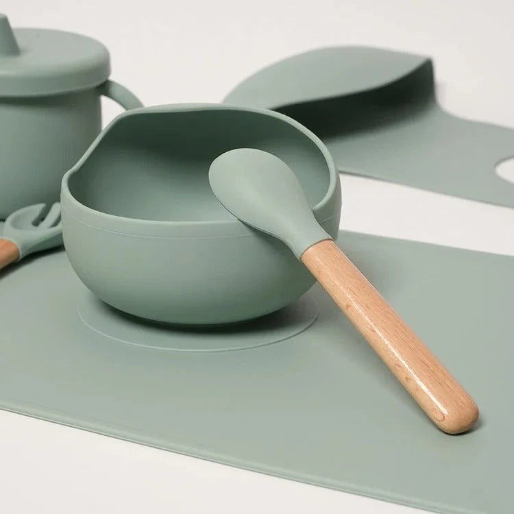 Montessori Silicone Tableware Set for Baby