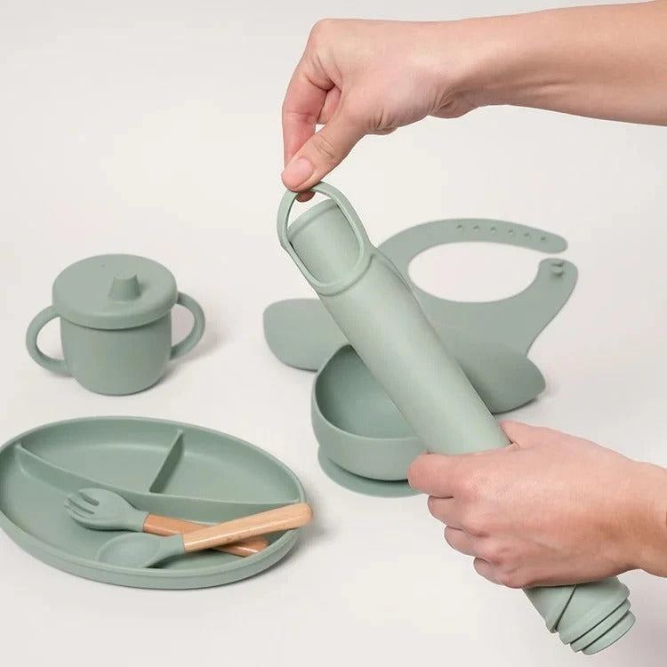 Montessori Silicone Tableware Set for Baby