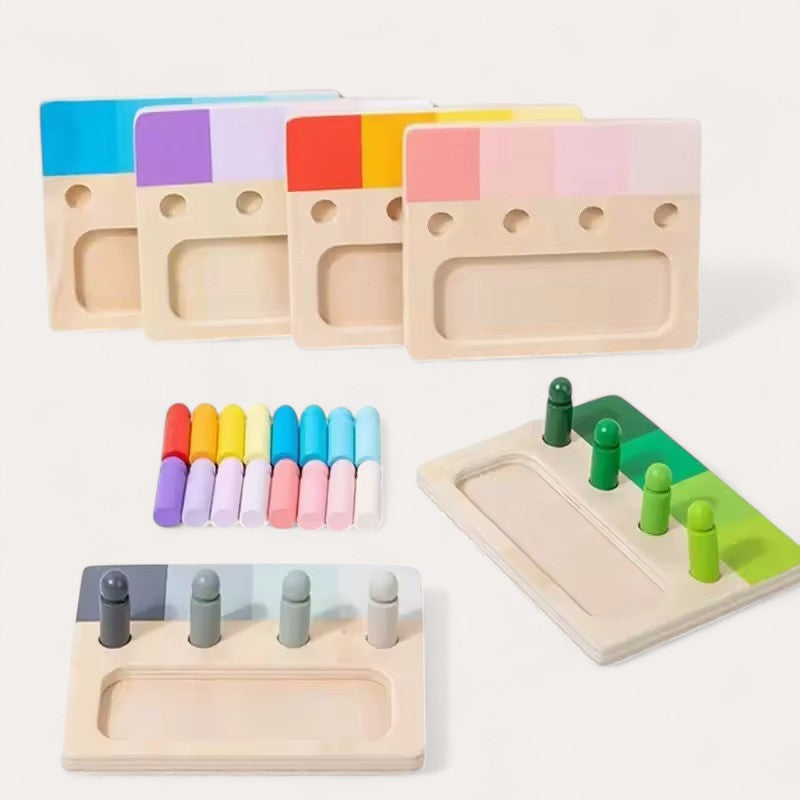 Montessori Color Recognition Game L'atelier Montessori