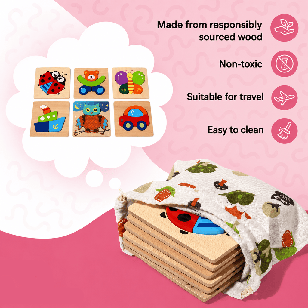 Montessori Educational Puzzle L'atelier Montessori