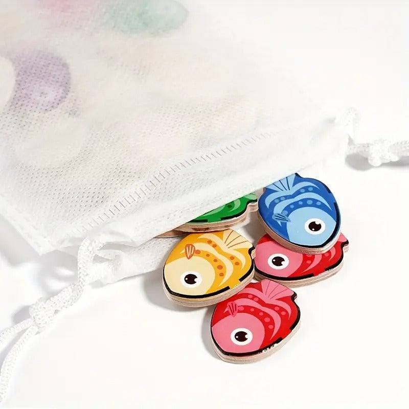 Montessori Fish Color Coordination Puzzle L'atelier Montessori