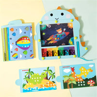 Montessori Magnetic Dinosaur Game L'atelier Montessori