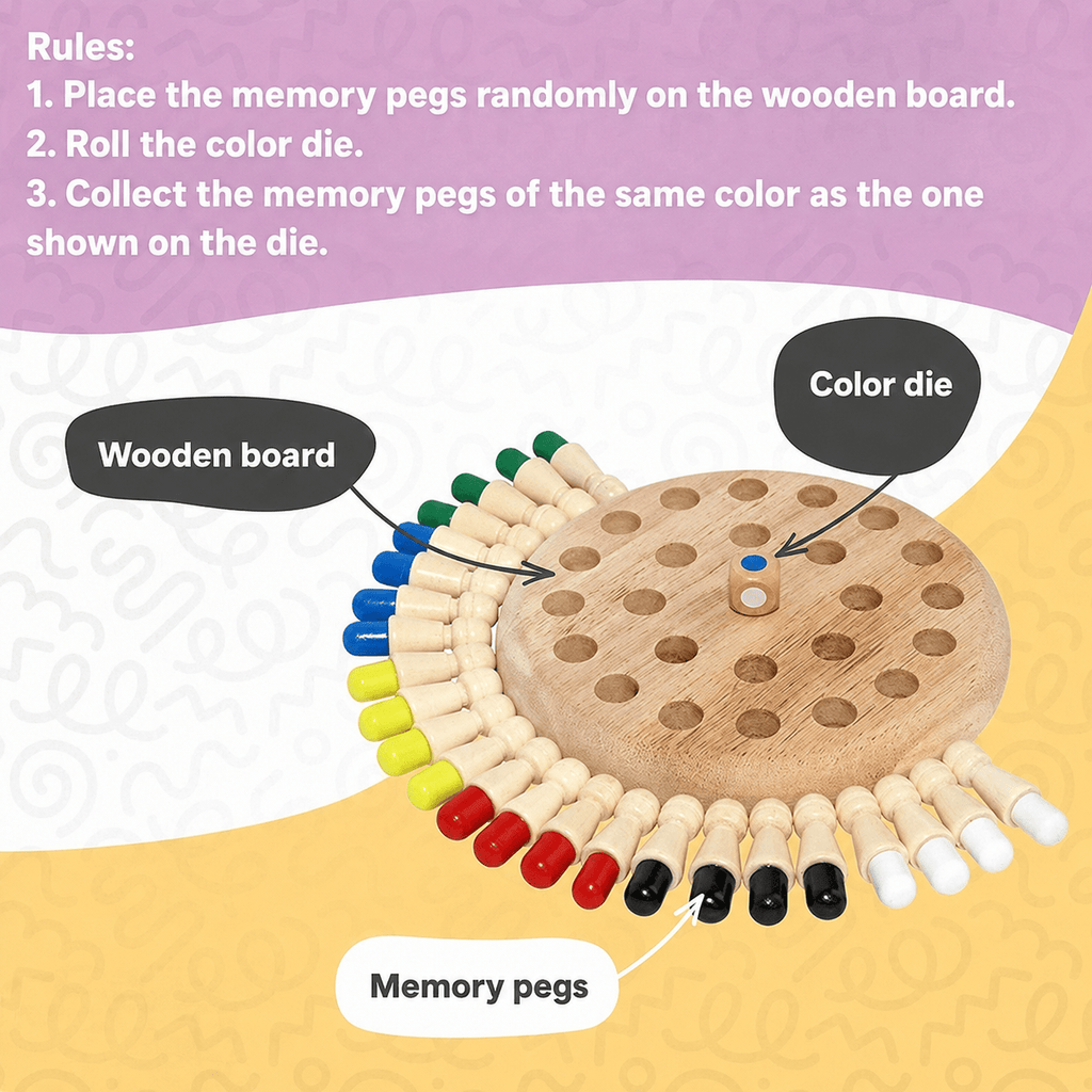 Montessori Memory Game L'atelier Montessori