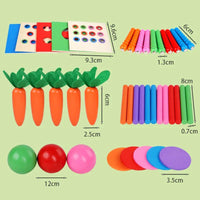 Montessori Shapes and Colors Box with Balls L'atelier Montessori