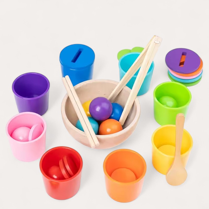 Montessori Sorting and Counting Set L'atelier Montessori