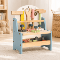 Montessori Wooden Tool Bench Set for Kids Montessori & Toys