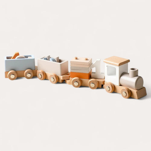 Montessori Wooden Train