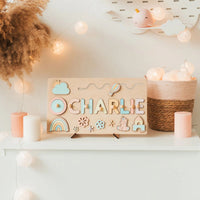 Personalized Wooden Puzzle for Toddlers L'atelier Montessori