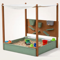 Montessori Sandbox with Water Play Set